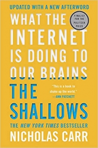 جلد سخت رنگی_کتاب The Shallows: What the Internet Is Doing to Our Brains