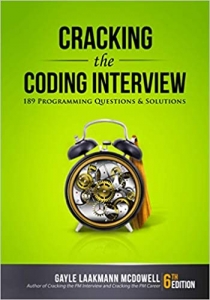 جلد معمولی سیاه و سفید_کتاب Cracking the Coding Interview: 189 Programming Questions and Solutions 6th Edition