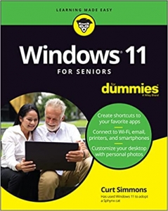 جلد سخت رنگی_کتاب Windows 11 For Seniors For Dummies (For Dummies (Computer/Tech))