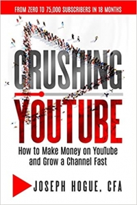 جلد سخت رنگی_کتاب Crushing YouTube: How to Start a YouTube Channel, Launch Your YouTube Business and Make Money