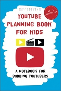 کتاب YouTube Planning Book for Kids: a notebook for budding YouTubers.