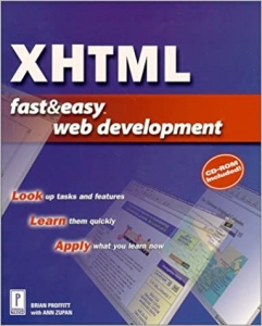 کتابXHTML Fast & Easy Web Development W/CD