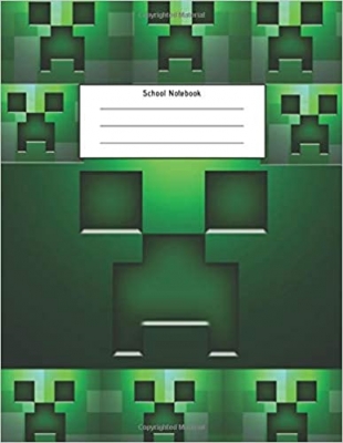 کتاب School Notebook: Minecraft Composition Notebook For School, Perfect As A Gift Or For A Personal Use. Blank Exercise Book Journal