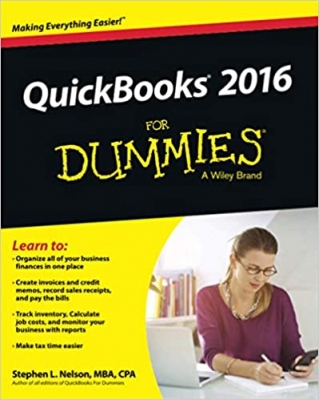 جلد سخت رنگی_کتاب QuickBooks 2016 For Dummies (Quickbooks for Dummies)