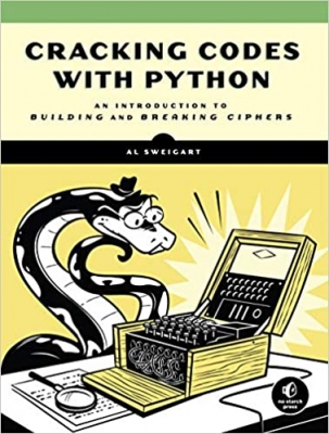 جلد معمولی سیاه و سفید_کتاب Cracking Codes with Python: An Introduction to Building and Breaking Ciphers