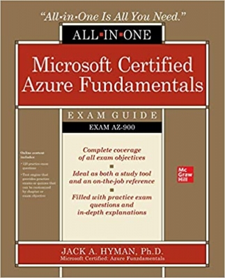 جلد سخت سیاه و سفید_کتاب Microsoft Certified Azure Fundamentals All-in-One Exam Guide (Exam AZ-900) 1st Edition