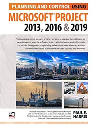 جلد معمولی سیاه و سفید_کتاب Planning and Control Using Microsoft Project 2013, 2016 & 2019