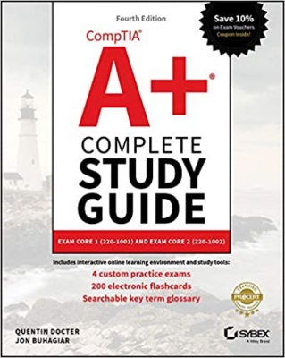جلد سخت رنگی_کتاب CompTIA A+ Complete Study Guide: Exam Core 1 220-1001 and Exam Core 2 220-1002 4th Edition