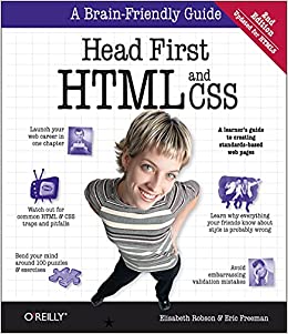 جلد سخت سیاه و سفید_کتاب Head First HTML and CSS: A Learner's Guide to Creating Standards-Based Web Pages 2nd Edition