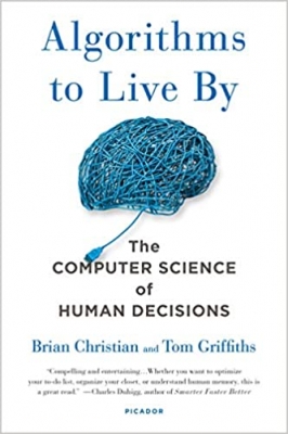 جلد سخت سیاه و سفید_کتاب Algorithms to Live By: The Computer Science of Human Decisions