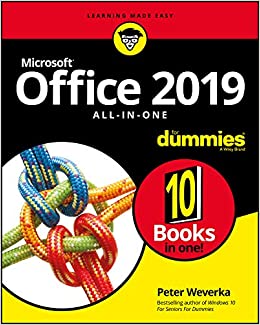 جلد معمولی رنگی_کتاب Office 2019 All-in-One For Dummies 