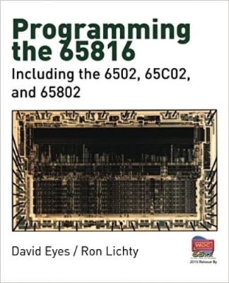 جلد سخت سیاه و سفید_کتاب Programming the 65816: Including the 6502, 65C02, and 65802