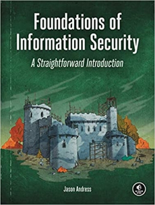 جلد سخت سیاه و سفید_کتاب Foundations of Information Security: A Straightforward Introduction