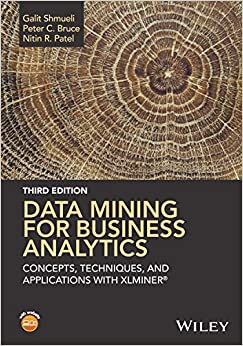 جلد سخت سیاه و سفید_کتاب Data Mining for Business Analytics: Concepts, Techniques, and Applications with XLMiner 3rd Edition