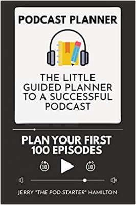 جلد سخت سیاه و سفید_کتاب Podcast Planner: The Little Guided Planner to a Successful Podcast