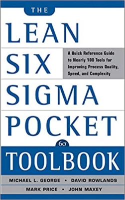 جلد معمولی سیاه و سفید_کتاب The Lean Six Sigma Pocket Toolbook: A Quick Reference Guide to 100 Tools for Improving Quality and Speed