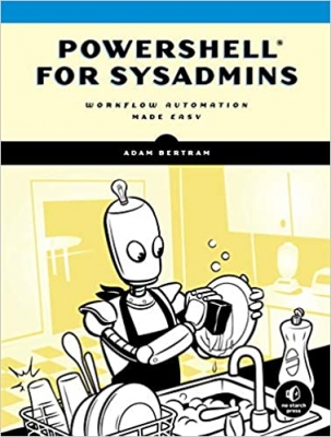 جلد معمولی سیاه و سفید_کتاب PowerShell for Sysadmins: Workflow Automation Made Easy