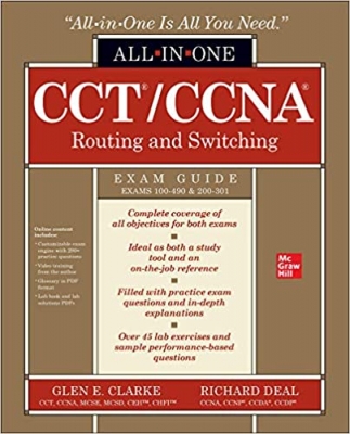 جلد سخت رنگی_کتاب CCT/CCNA Routing and Switching All-in-One Exam Guide (Exams 100-490 & 200-301) 