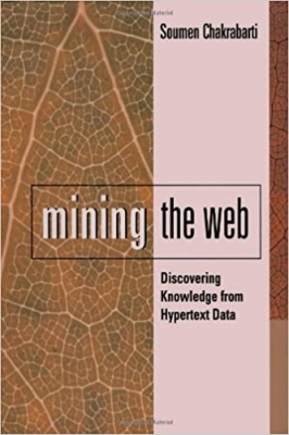 جلد معمولی سیاه و سفید_کتاب Mining the Web: Discovering Knowledge from Hypertext Data