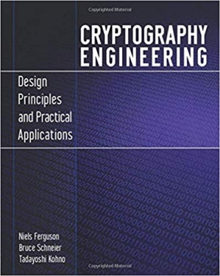 جلد سخت سیاه و سفید_کتاب Cryptography Engineering: Design Principles and Practical Applications 