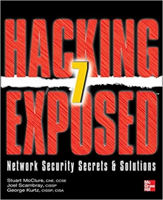جلد معمولی سیاه و سفید_کتاب Hacking Exposed 7: Network Security Secrets and Solutions