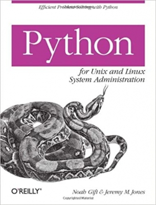 جلد سخت سیاه و سفید_کتاب Python for Unix and Linux System Administration 