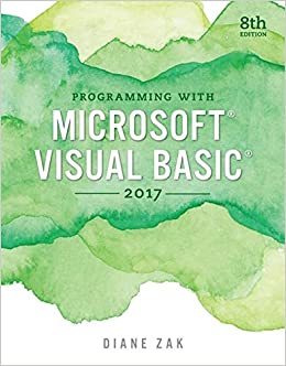 جلد سخت سیاه و سفید_کتاب Programming with Microsoft Visual Basic 2017 (MindTap Course List) 8th Edition
