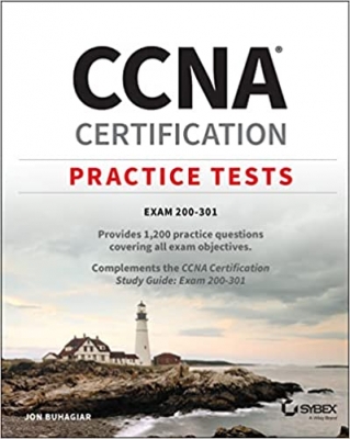 جلد سخت سیاه و سفید_کتاب CCNA Certification Practice Tests: Exam 200-301