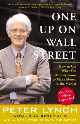 جلد معمولی سیاه و سفید_کتاب One Up On Wall Street: How To Use What You Already Know To Make Money In The Market