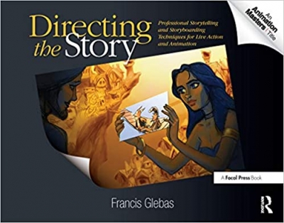 جلد معمولی سیاه و سفید_کتاب Directing the Story: Professional Storytelling and Storyboarding Techniques for Live Action and Animation 