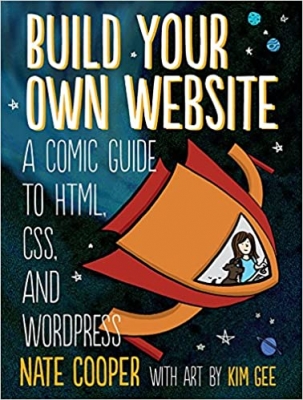 جلد سخت سیاه و سفید_کتاب Build Your Own Website: A Comic Guide to HTML, CSS, and WordPress