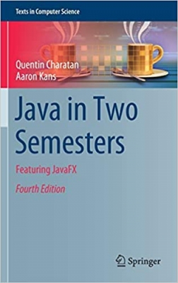 جلد سخت رنگی_کتاب Java in Two Semesters: Featuring JavaFX (Texts in Computer Science)