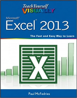 جلد معمولی سیاه و سفید_کتاب Teach Yourself VISUALLY Excel 2013