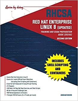 جلد معمولی سیاه و سفید_کتاب RHCSA Red Hat Enterprise Linux 8 (UPDATED): Training and Exam Preparation Guide (EX200), Second Edition
