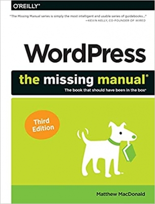 جلد سخت سیاه و سفید_کتاب WordPress: The Missing Manual: The Book That Should Have Been in the Box