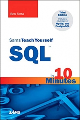 کتاب Sams Teach Yourself SQL in 10 Minutes Subsequent Edition