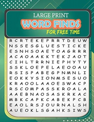 کتاب Large Print Word-Finds For Free Time: Word Search Puzzles Books Train Your Brain, Search & Find, Activities Workbooks For Adults Paperback – Large Print, November 27, 2019