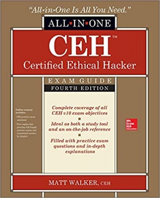 جلد معمولی سیاه و سفید_کتاب CEH Certified Ethical Hacker All-in-One Exam Guide, Fourth Edition