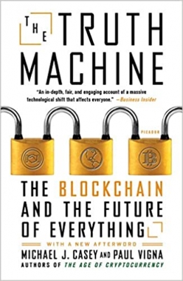 جلد سخت رنگی_کتاب The Truth Machine: The Blockchain and the Future of Everything