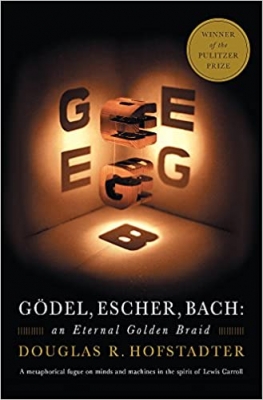 جلد معمولی سیاه و سفید_کتاب Gödel, Escher, Bach: An Eternal Golden Braid