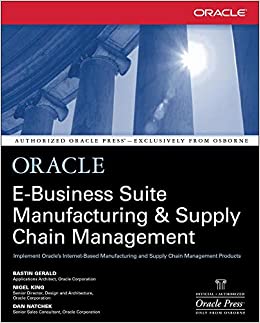 جلد سخت سیاه و سفید_کتاب Oracle E-Business Suite Manufacturing & Supply Chain Management 1st Edition
