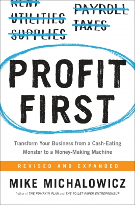 جلد سخت رنگی_کتاب Profit First: Transform Your Business from a Cash-Eating Monster to a Money-Making Machine