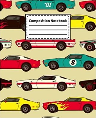 کتابComposition Notebook: Sports Cars Composition Notebook for Kids, Boys, Girls, School, Students, Teens, Adults
