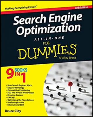 جلد معمولی سیاه و سفید_کتاب Search Engine Optimization All-in-One For Dummies