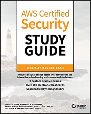 جلد سخت سیاه و سفید_کتاب AWS Certified Security Study Guide: Specialty (SCS-C01) Exam