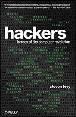 جلد معمولی سیاه و سفید_کتاب Hackers: Heroes of the Computer Revolution