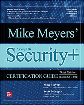جلد معمولی سیاه و سفید_کتاب Mike Meyers' CompTIA Security+ Certification Guide, Third Edition (Exam SY0-601)