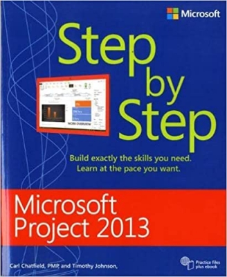 جلد سخت سیاه و سفید_کتاب Microsoft Project 2013 Step by Step