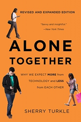 جلد سخت سیاه و سفید_کتاب Alone Together: Why We Expect More from Technology and Less from Each Other