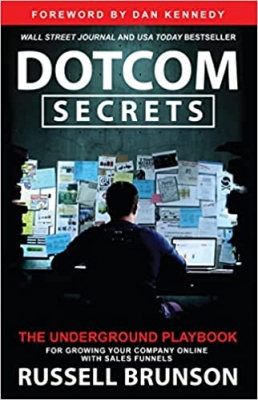 جلد سخت رنگی_کتاب Dotcom Secrets: The Underground Playbook for Growing Your Company Online with Sales Funnels